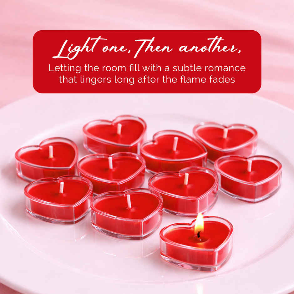 IRIS Heart Glow Acrylic Scented Tealights