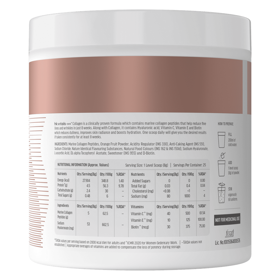 hk vitals Marine Collagen Supplement Watermelon 200g