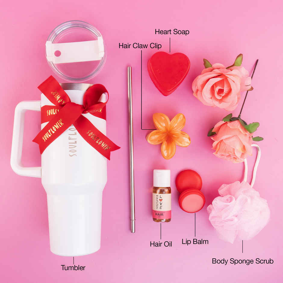 Soulflower Womens Day Tumbler Gift Set | Practical & Stylish Hamper