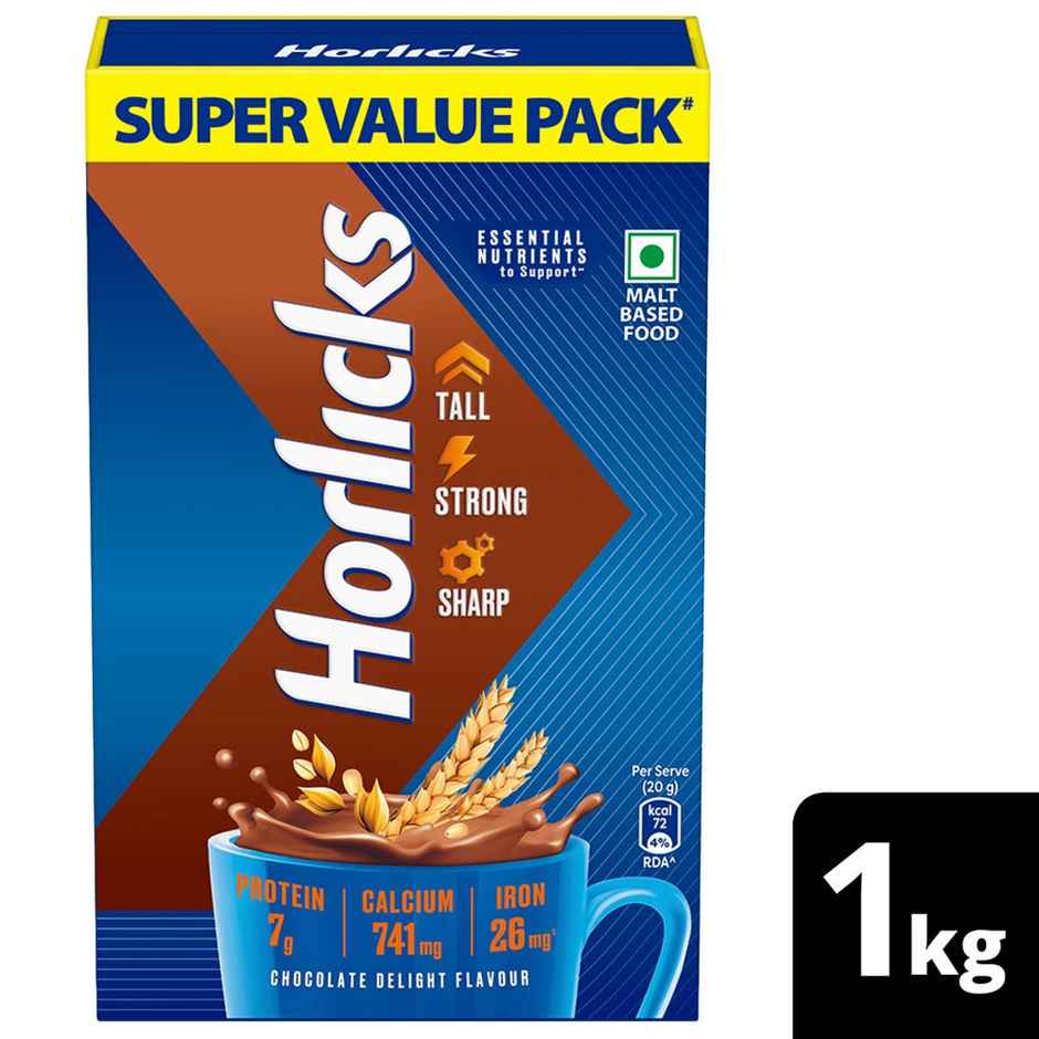 Horlicks Chocolate Drink Mix | For 5+ years Kids