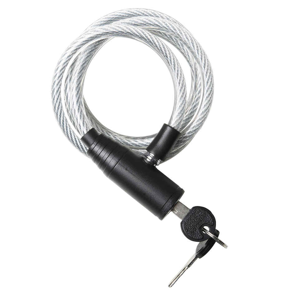 Decathlon | Cycle Cable Lock With Key - Grey