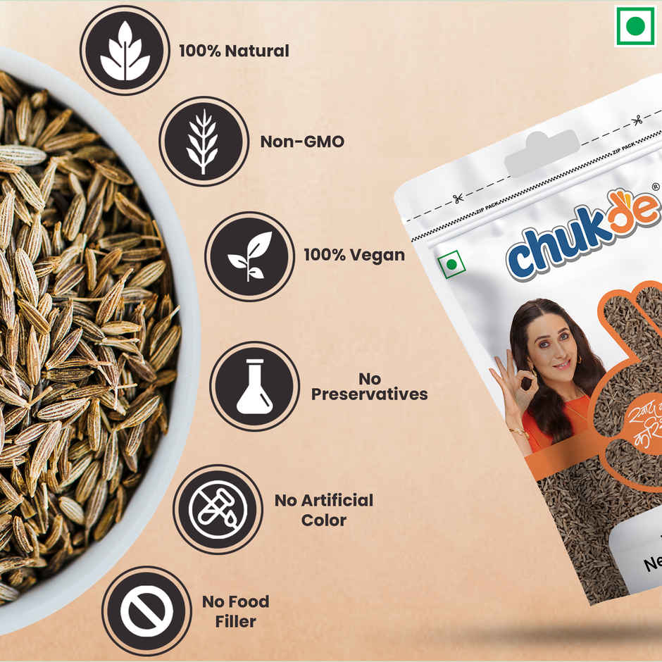 Chukde Cumin Whole Seeds (Jeera Sabut)