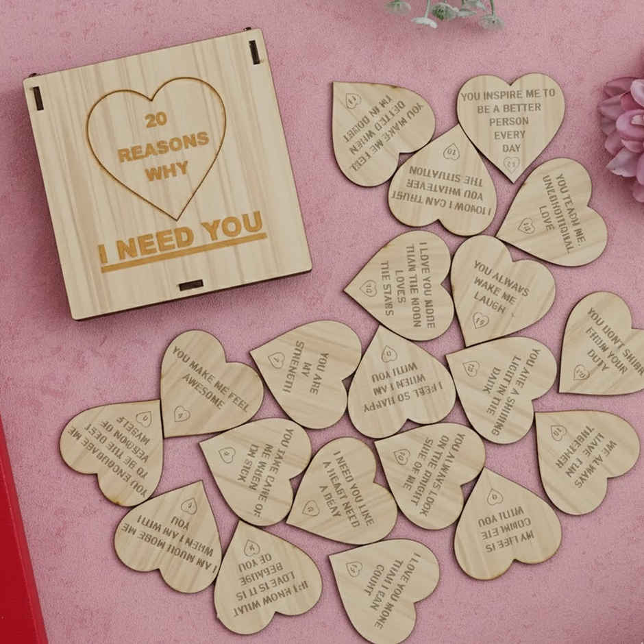 Heartfelt Whispers Message Gift Box Keepsake | eCraftIndia