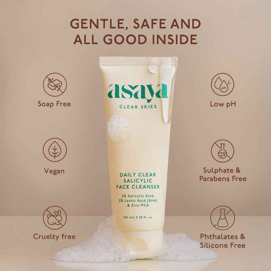 Asaya Daily Clear Salicylic Face Wash