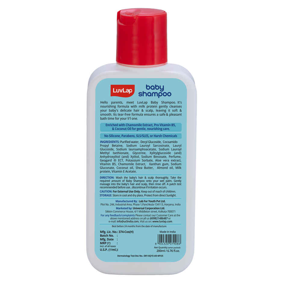 LuvLap Baby Shampoo