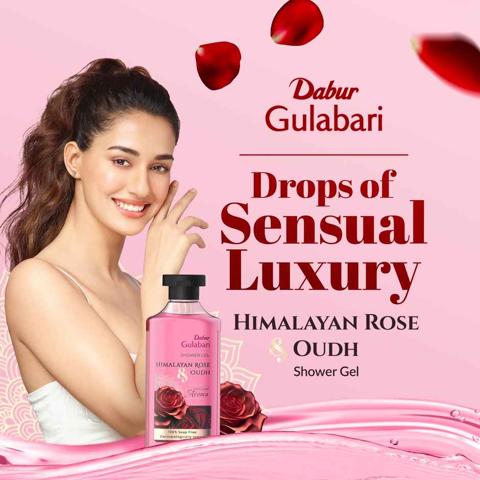 Dabur Gulabari Shower Gel-Himalayan Rose & Oudh