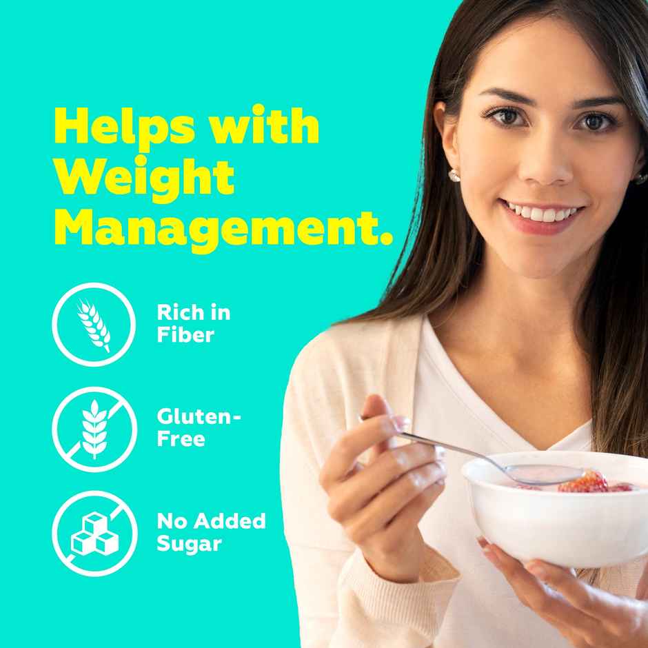 Yoga Bar  Rolled Oats 400g Pouch | Premium Golden Rolled Oats, Gluten Free Oats with High Fibre