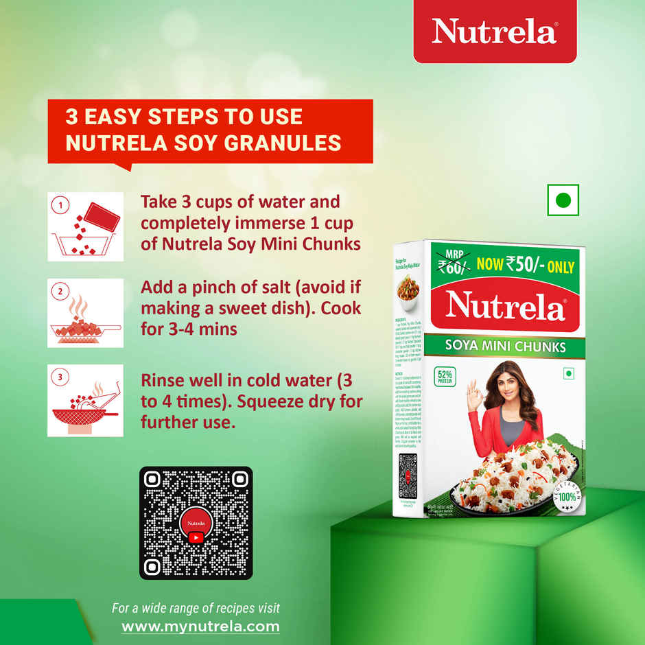 Nutrela Mini Soya Chunks