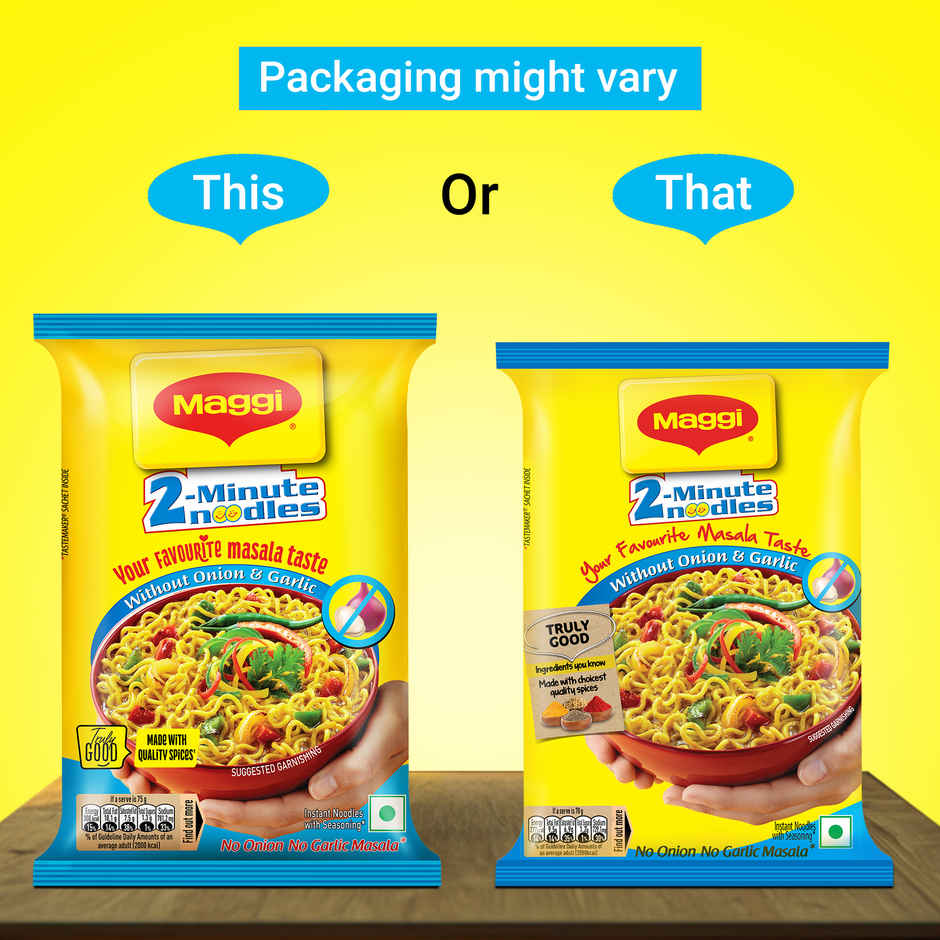Maggi Masala Noodles No Onion No Garlic Combo