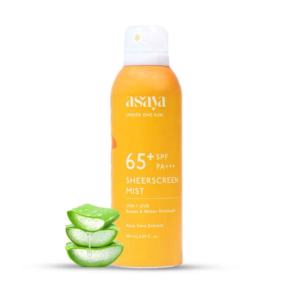 Asaya In-Vivo Tested  SPF 65 PA+++ Lightweight Quick Dry Sunscreen for Face and Body
