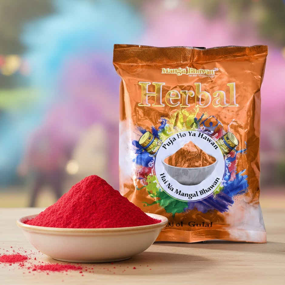 HERBAL RED GULAL | Mangal Bhawan Combo