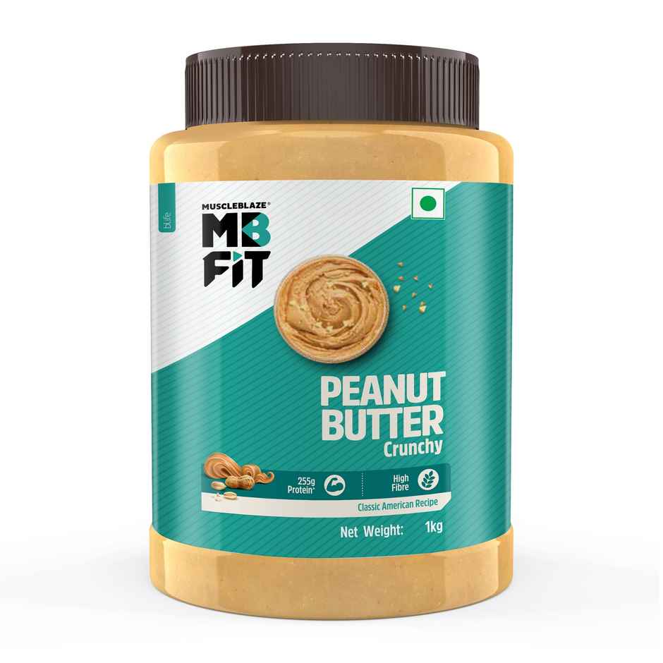 MuscleBlaze Classic Peanut Butter with Omega 3 & 6 (Crunchy)