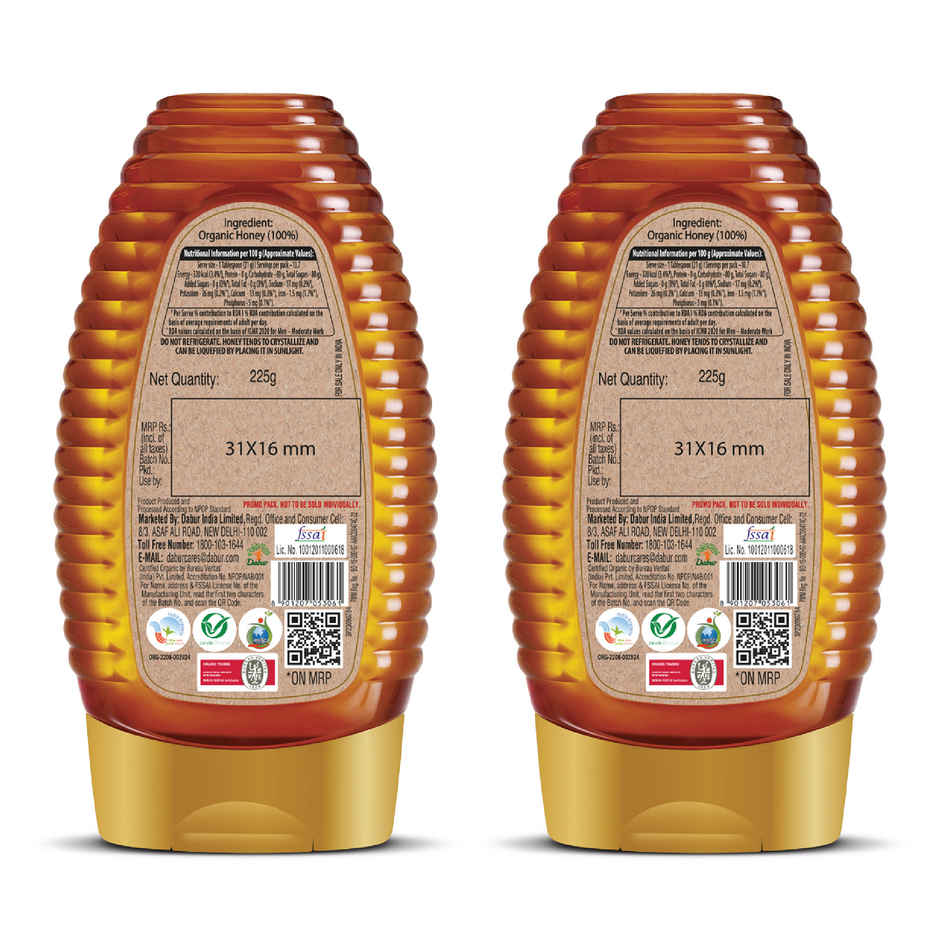 Dabur Honey Organic Squeezy | World's No.1 Honey Brand