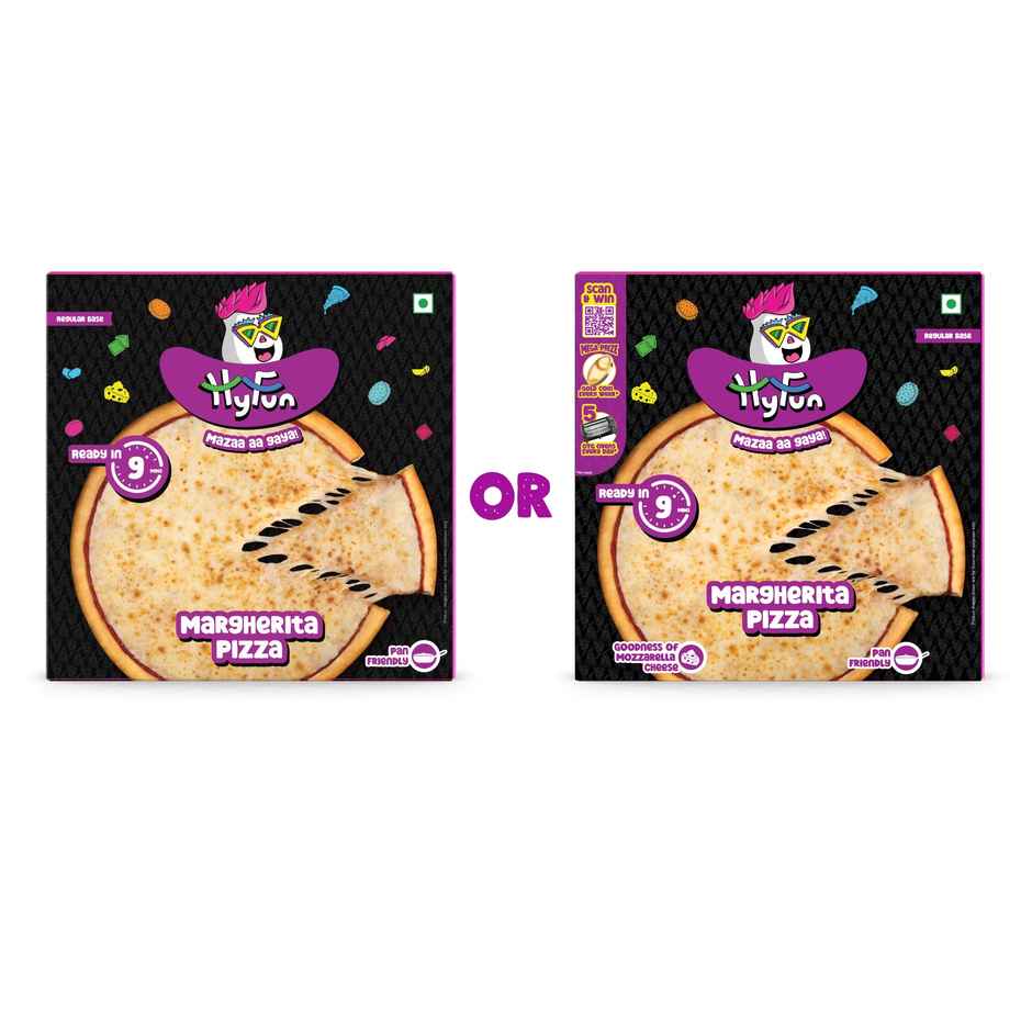 HyFun Margherita Pizza, Cheesy Snack | Frozen