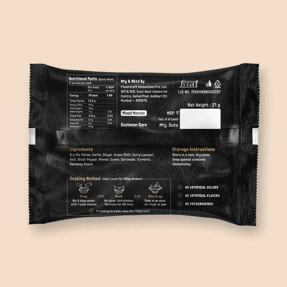 KILRR Saza-E-Kaali Mirch Chicken Masala