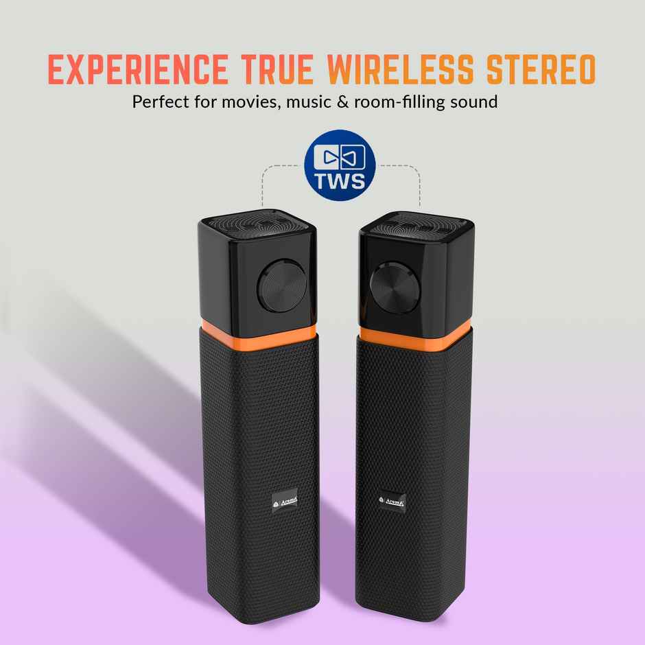 Aroma Charlie, 6W, V5.3, 4 hours Playtime  Heavy Bass Multifunctional Portable Bluetooth Speaker