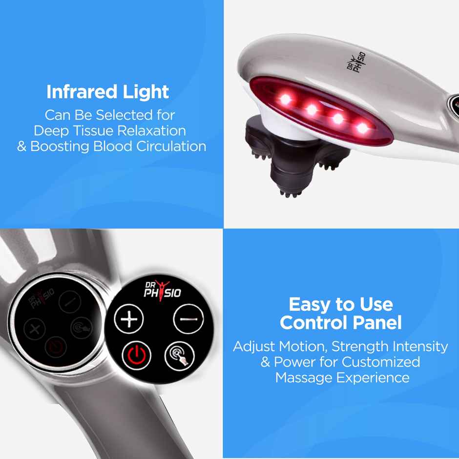 Dr Physio Active Hammer Electric Full Body Massage Machine 1001 for Pain Relief Massager