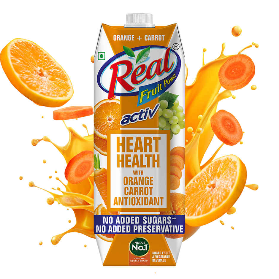 Dabur Real Activ Orange and Carrot Fruit Juice