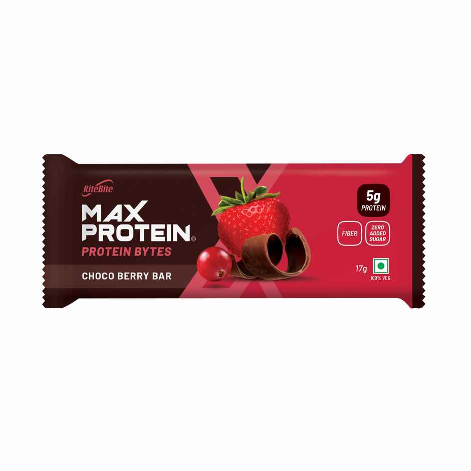 Ritebite Max Protein 5g Protein Bar Choco Berry Bytes