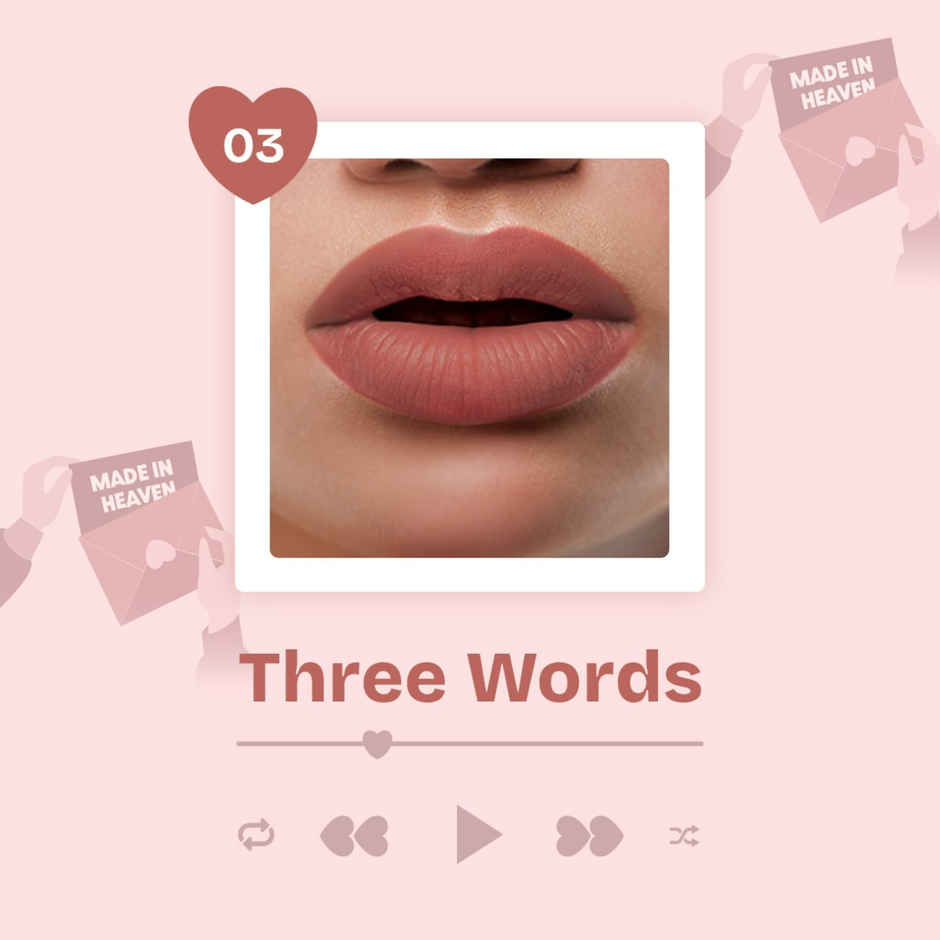 MARS Cosmetics Love Track Collection Lip Tint | 2.8 ml | THREE WORDS