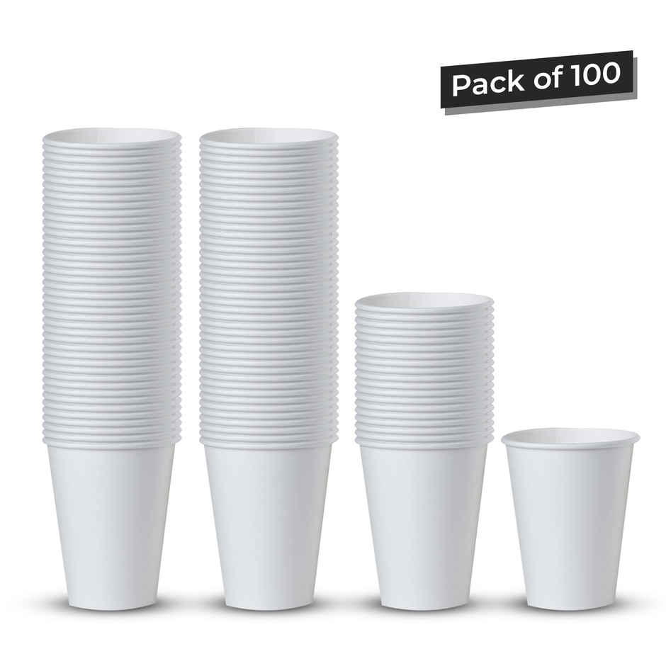 Paper Cups Disposable Glass | 200 ml | Careswipe