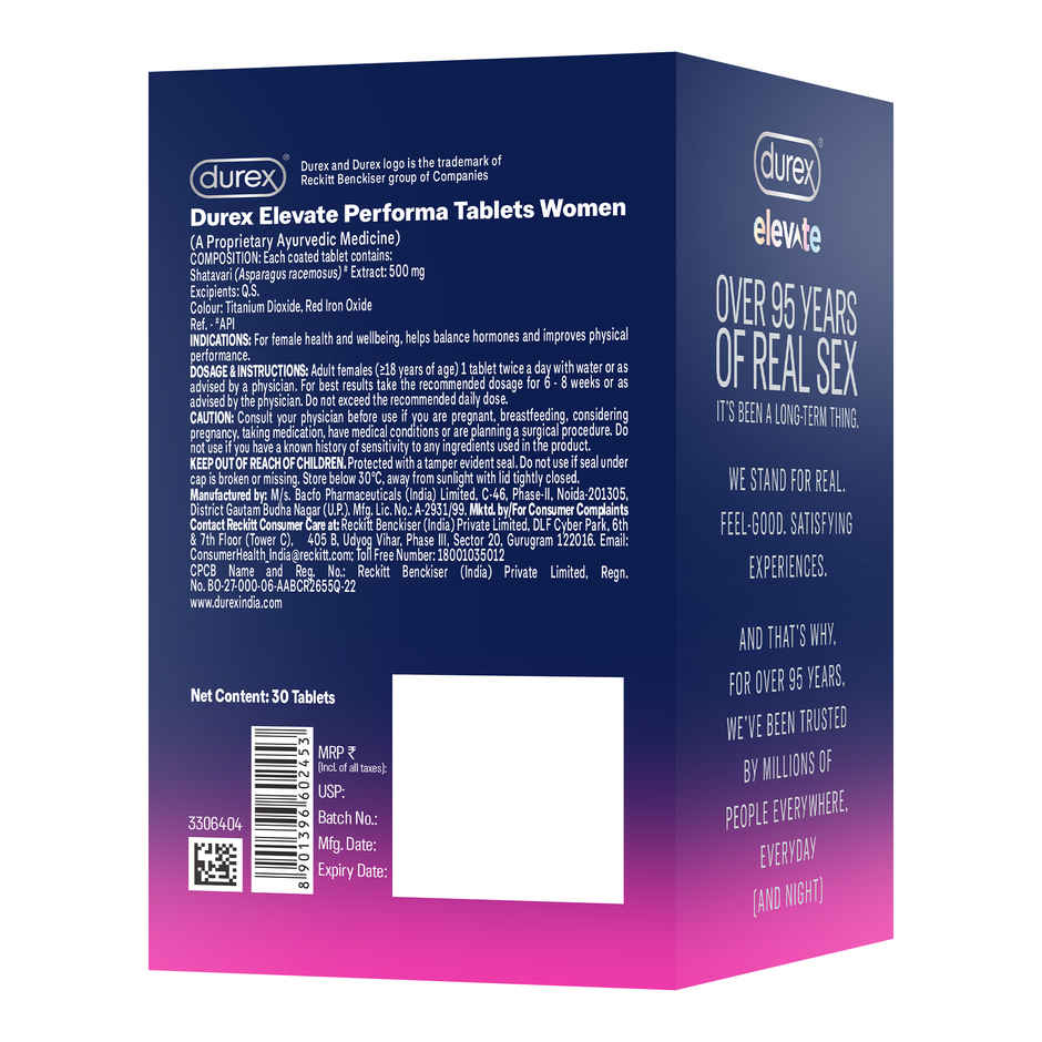 Durex Women's Elevate Performa Tablets