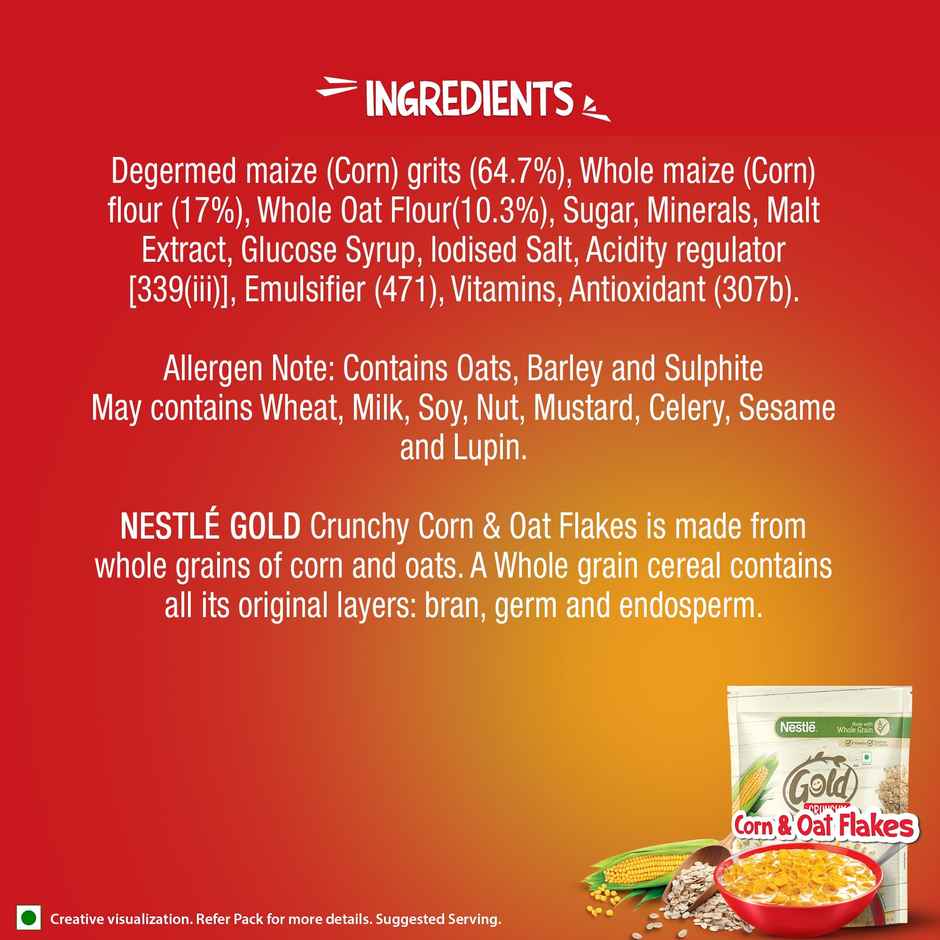Nestle Gold Crunchy Oat & Corn Flakes