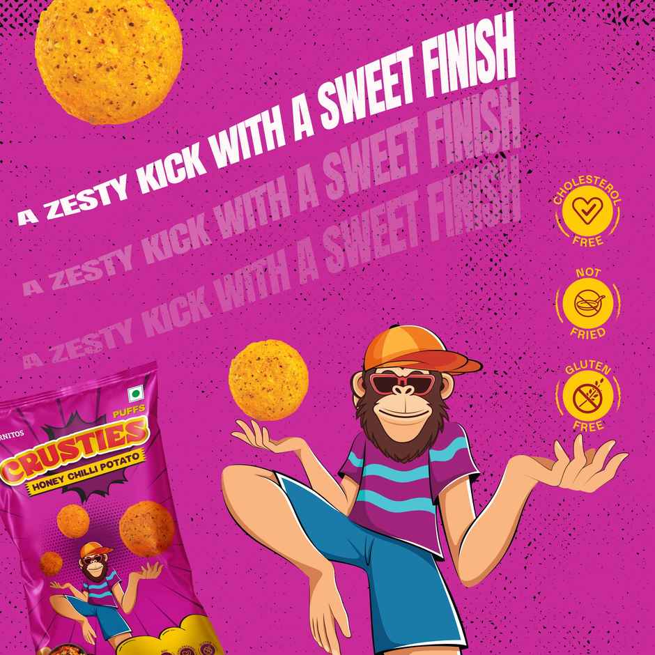 Cornitos Crusties Puffs Honey Chilli Potato Flavour