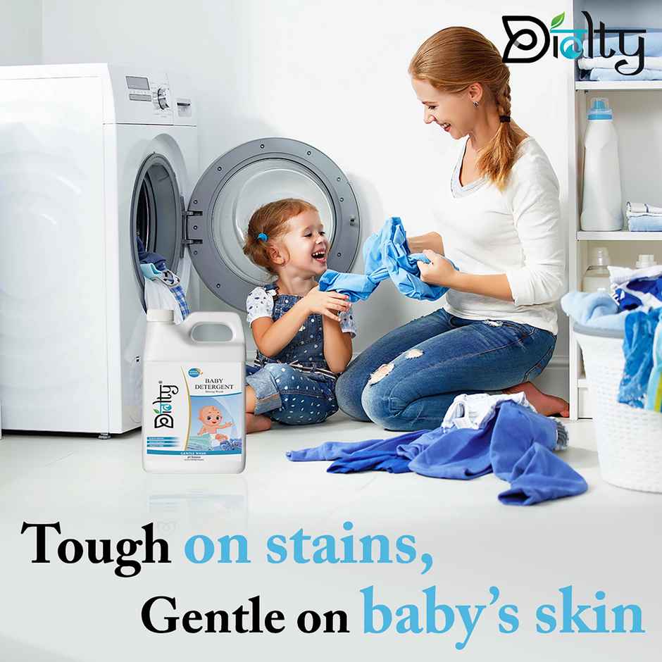 Diolty Baby Laundry Liquid Detergent Washing Liquid For Baby Clothes (Ossam) 5 l