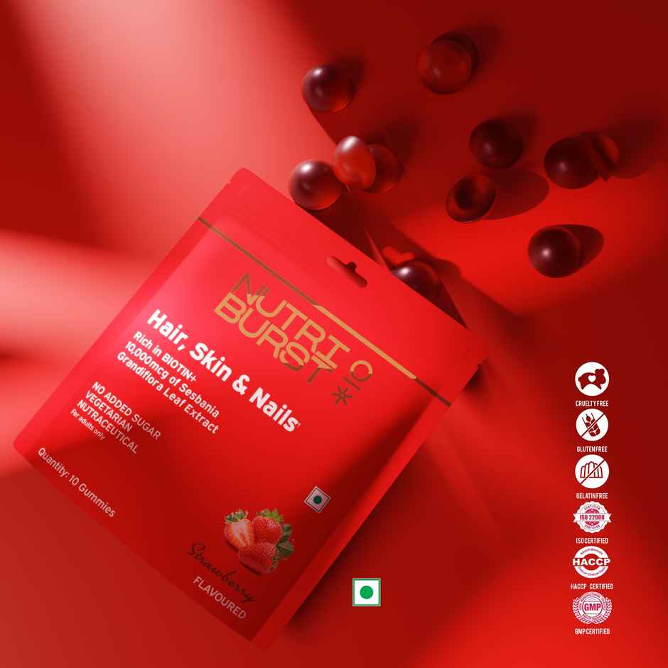 Nutriburst Biotin Gummies To Support Hair, Skin & Nail Growth