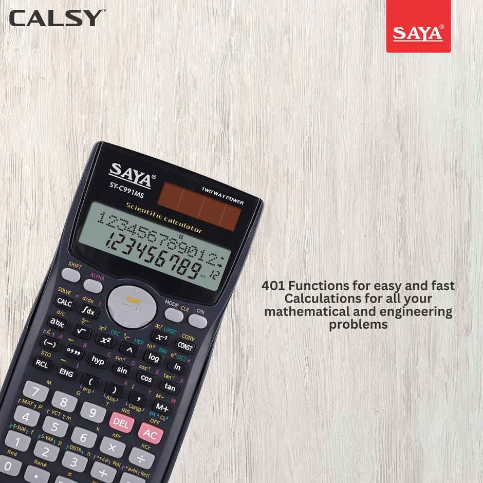 Saya 401-Function Scientific Calculator - SY-C991MS Advanced Features for Precision and Performance