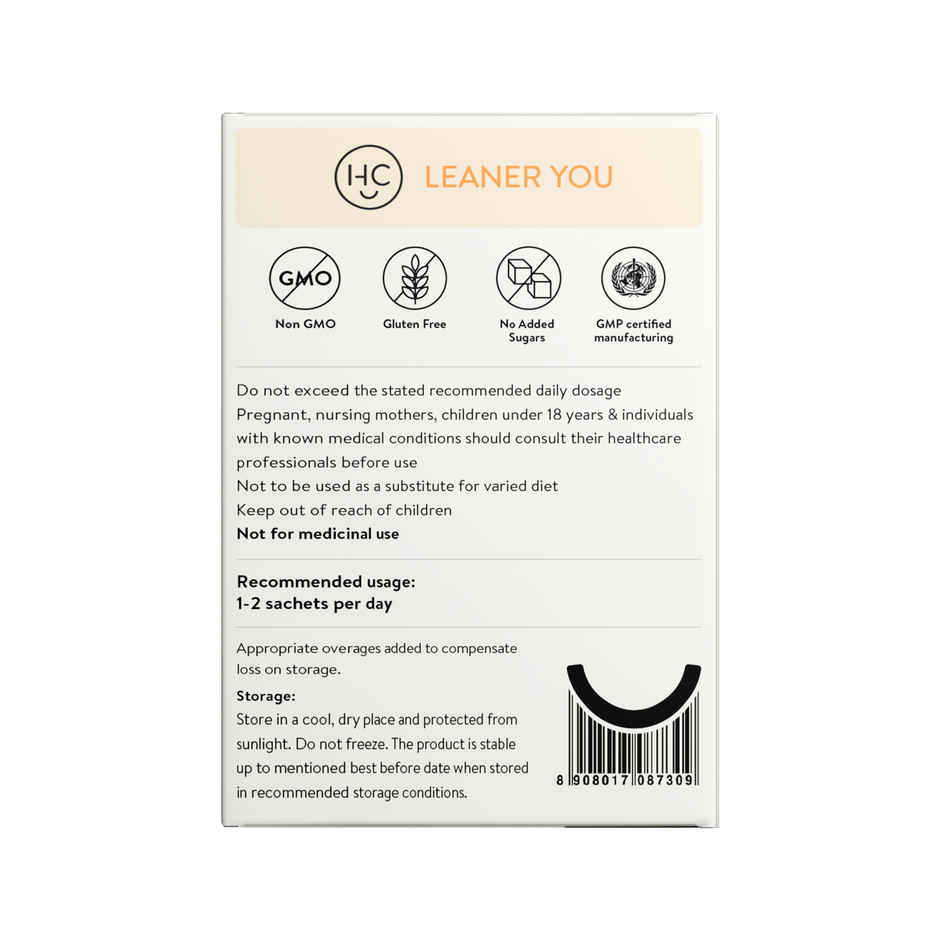 Happy Cultures Leaner You | Weight Loss Solution | Probiotics + L-Carnitine | 15pcs