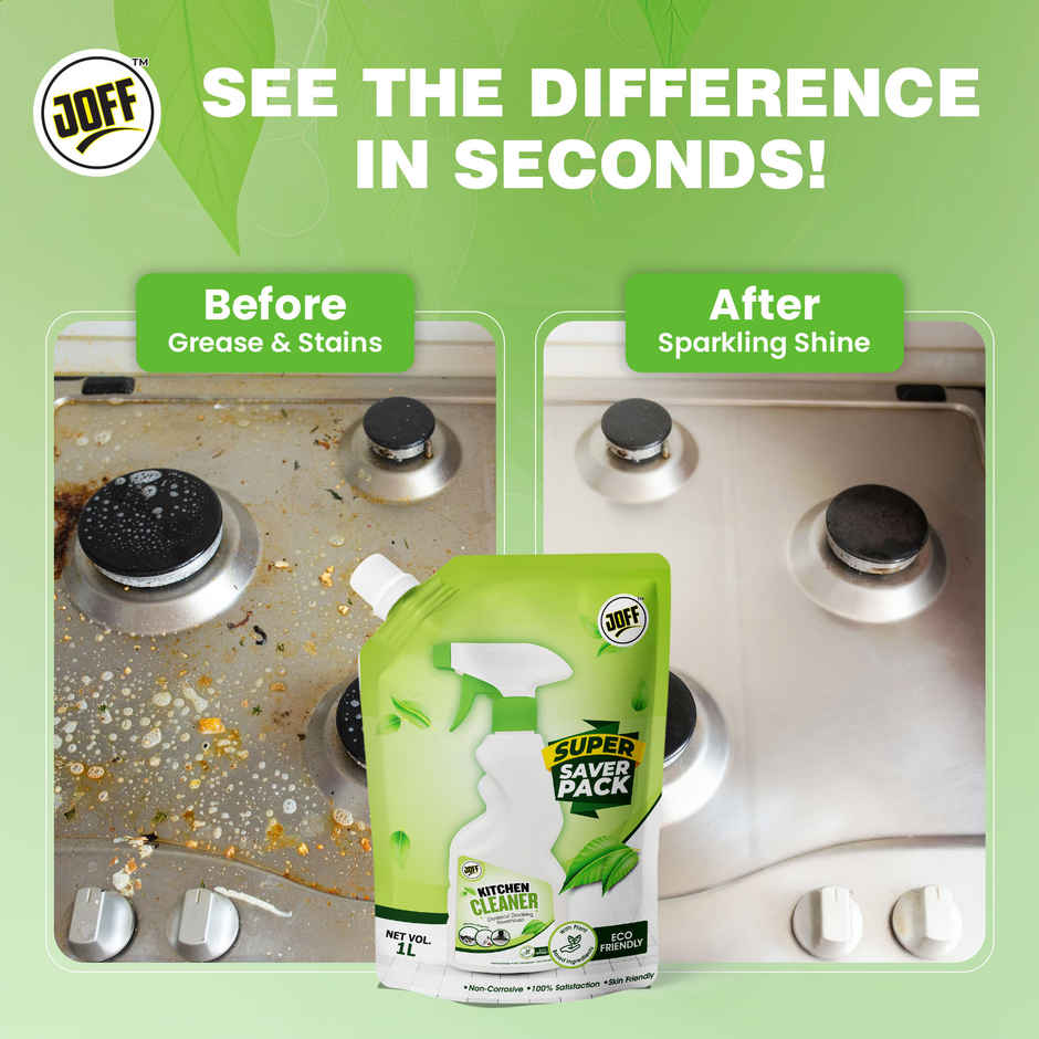 Joff Kitchen Degreaser Cleaner | Super Saver Refill Pack