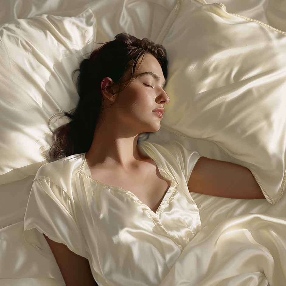 Stoa Paris Charming Ivory Flat Bedsheet Set - Double - 2 Pillow Covers