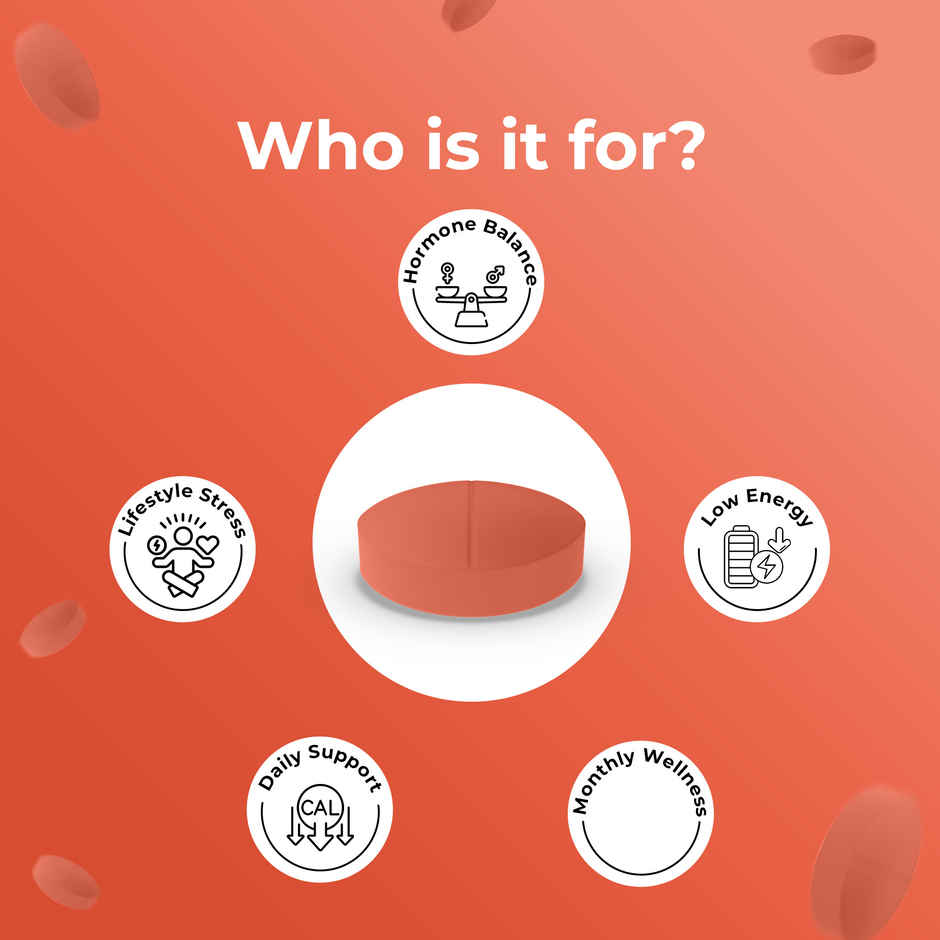 OYB PCOS Supplement for Women with Myo-Inositol & NAC for Hormonal Balance | 30 Tablets