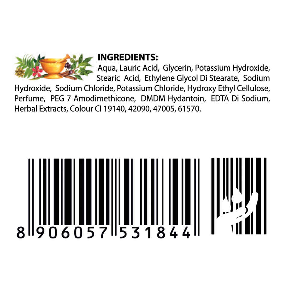 Medimix Herbal Handwash Pump, 18 Exotic Herbs for Germ Protection & Soft, Moisturized Hands