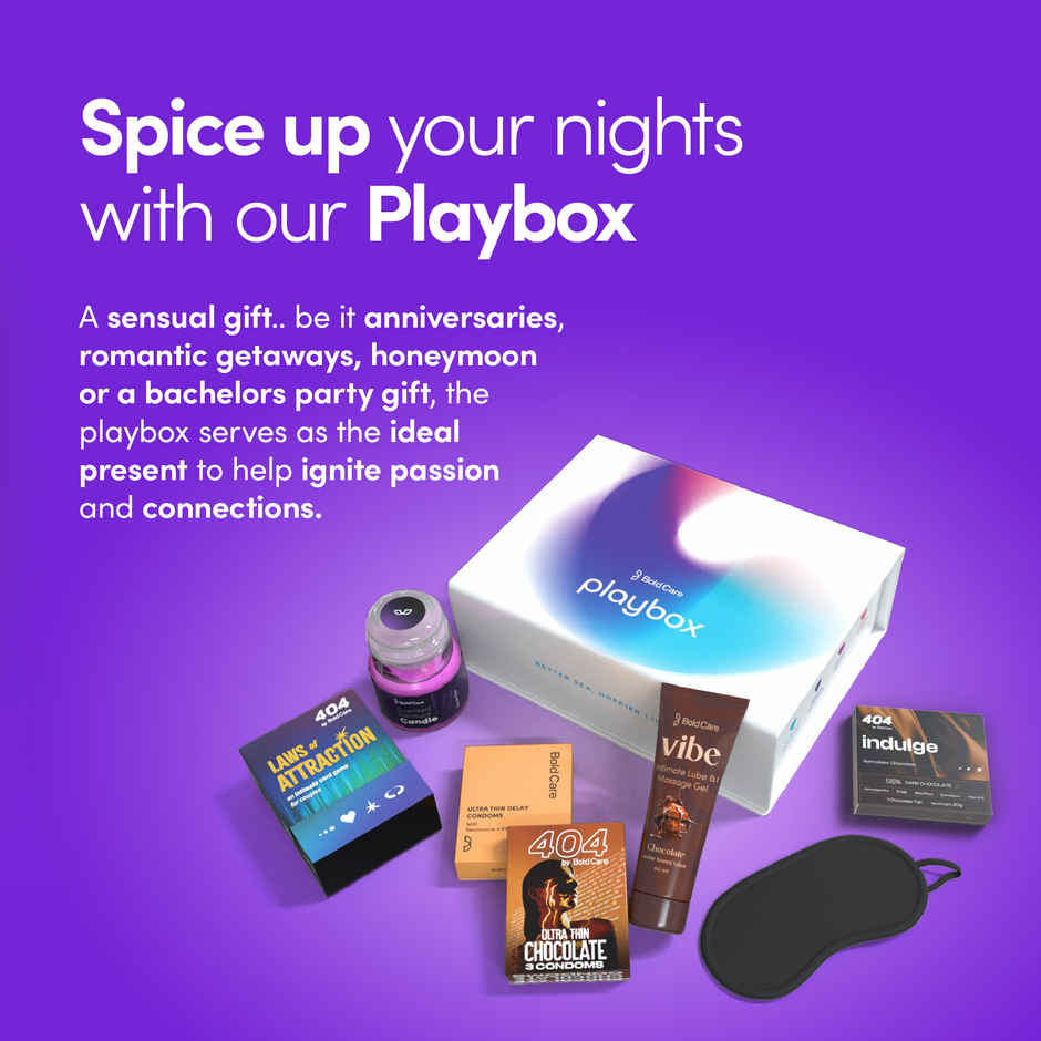 Bold Care Playbox Giftset for Couples - Designed for Ultimate Pleasure & Excitement