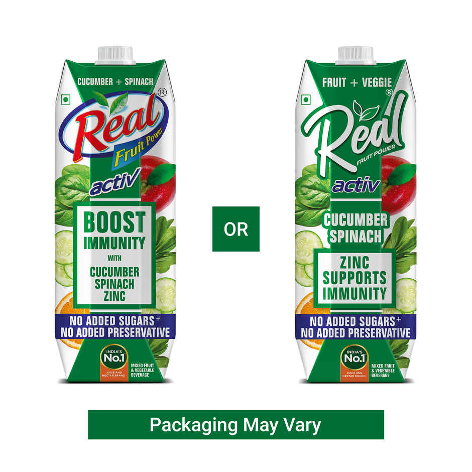 Dabur Real Activ Cucumber Spinach Health Juice