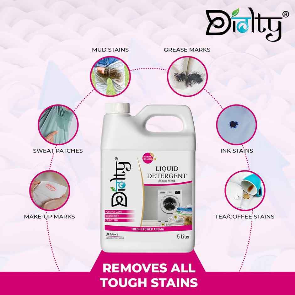 Diolty Rose Top & Front Load Washing Machine Detergent Liquid