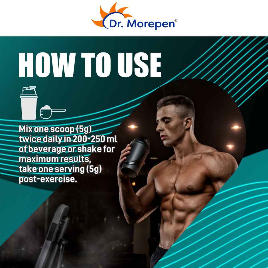 Dr. Morepen L-Glutamine for Post Workout Recovery
