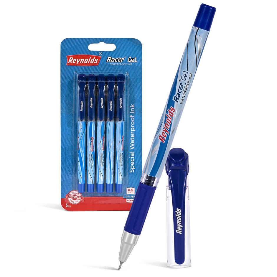 Reynolds Racer Gel Pen Set 5ct Blue