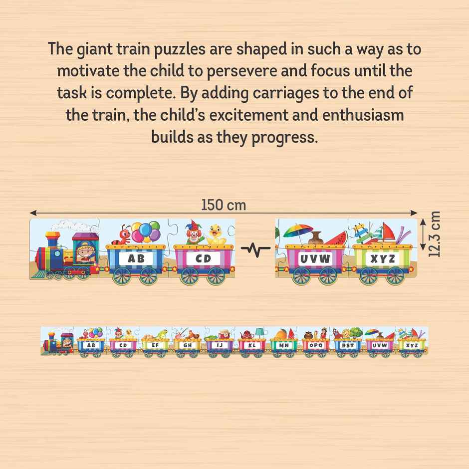 Sterling Alphabet Train Puzzle Game