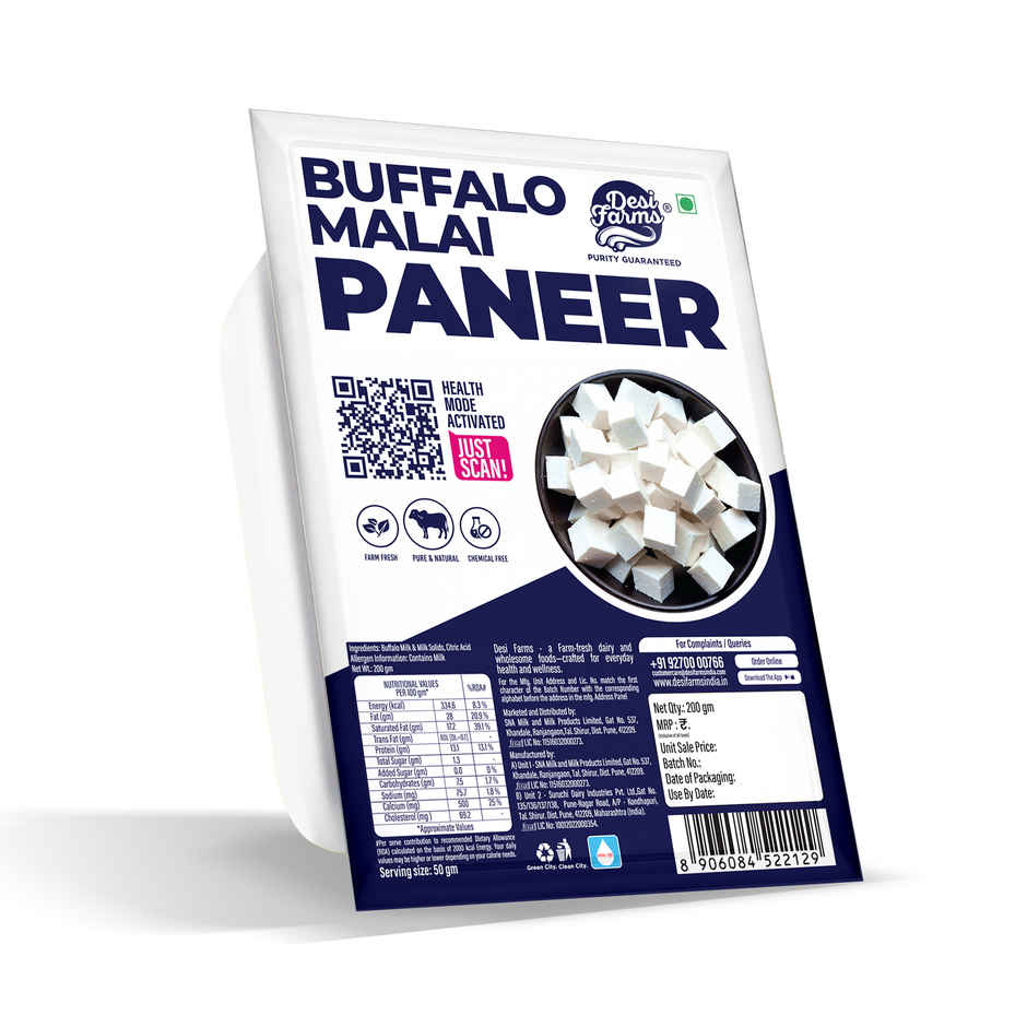 Desi farms Buffalo Malai Paneer