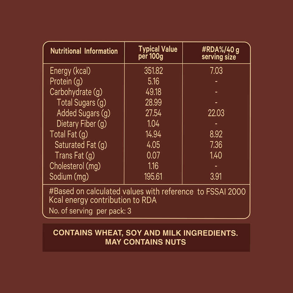 Modern Choco Delight Brownie | Bakery Delight