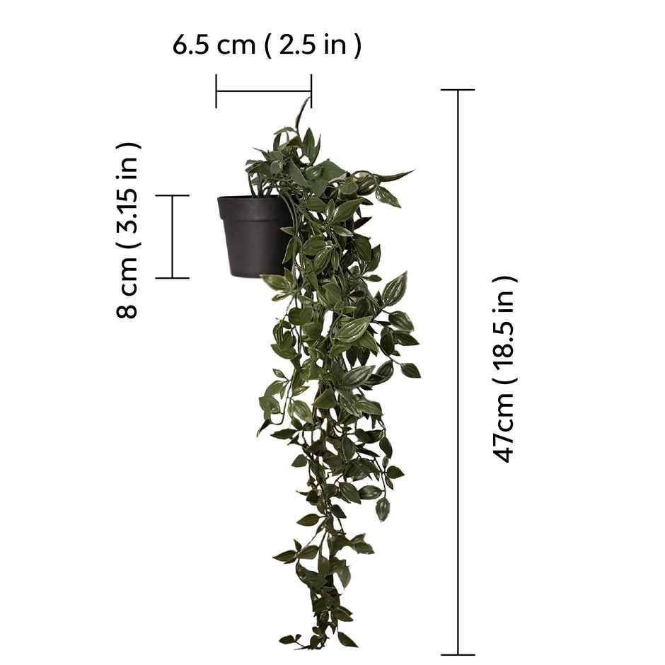 10club Artificial Creeper Potted Plant