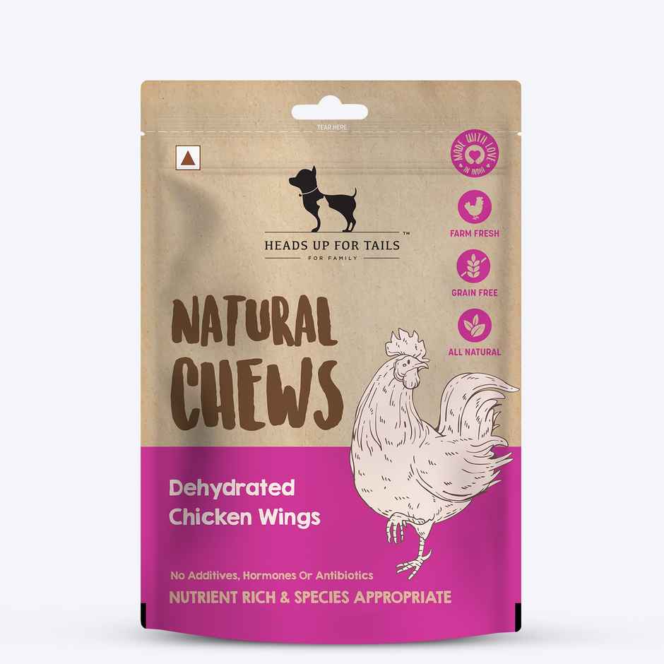 HUFT Natural Chews - Dehydrated Chicken Wings For Dog