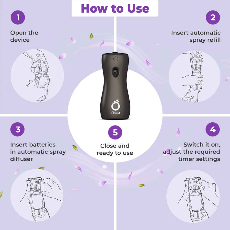 Odonil Exotic Sensual Dahlia Automatic Room Freshener Spray