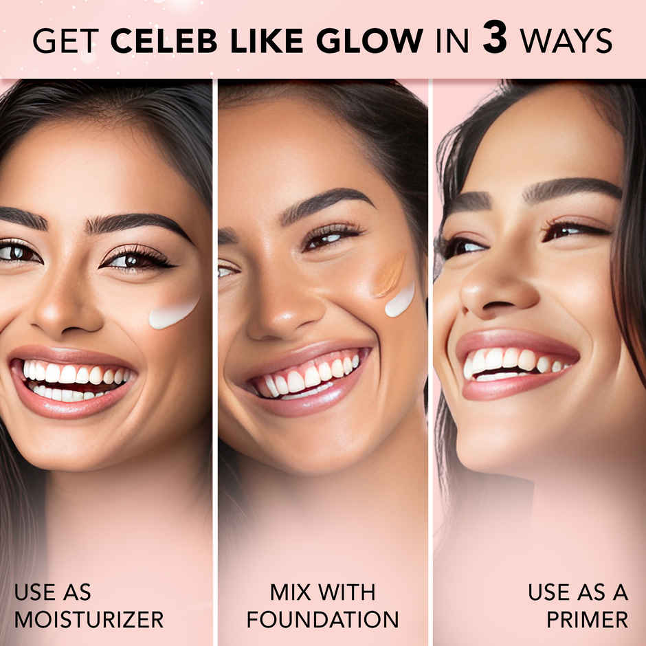 Faces Canada Strobe Cream - Rose Gold, Primer + Highlighter + Moisturizer