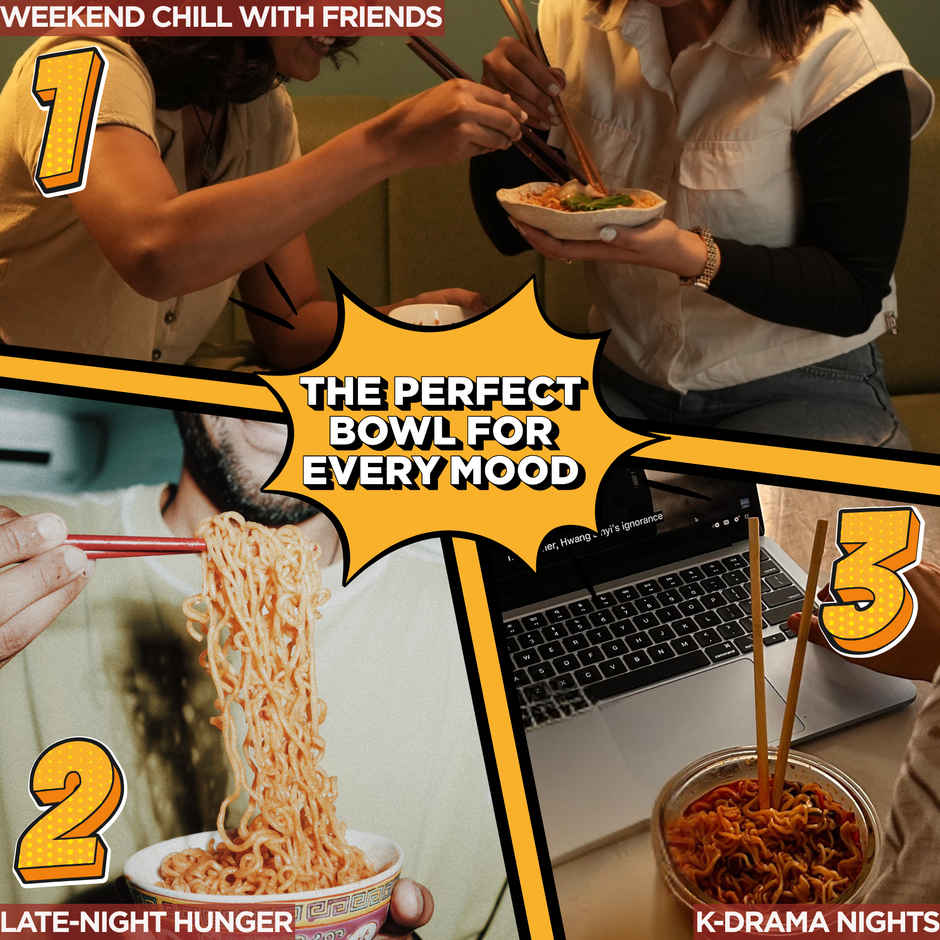 Gimi Michi Korean Kimchi Ramen Instant Noodles