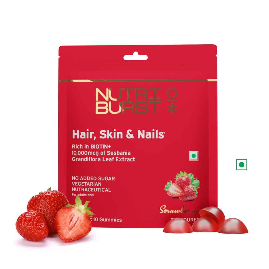 Nutriburst Biotin Gummies To Support Hair, Skin & Nail Growth